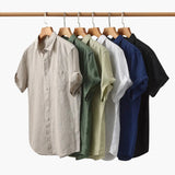 Cape Town – Camicia in Lino a Maniche Corte