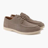 Scarpa Premium in Pelle Scamosciata con Lacci