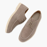 Scarpa Premium in Pelle Scamosciata con Lacci