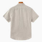 Cape Town – Camicia in Lino a Maniche Corte