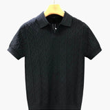 Polo in Maglia Testurizzata Signature