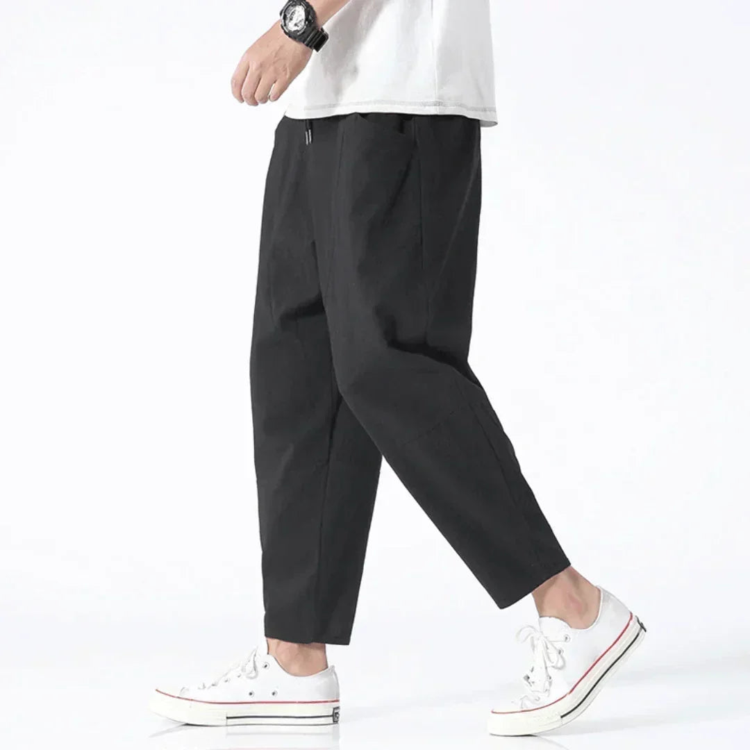 Pantaloni Miju Everyday in Cotone e Lino