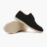Scarpa Premium in Pelle Scamosciata con Lacci