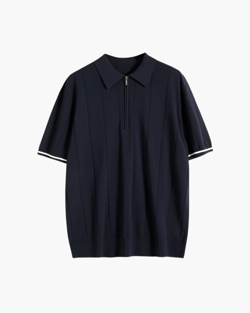 Polo Signature a Contrasto
