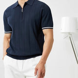 Polo Signature a Contrasto