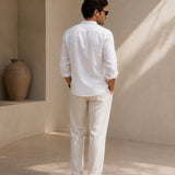 Camicia con Collo alla Coreana