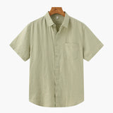Cape Town – Camicia in Lino a Maniche Corte