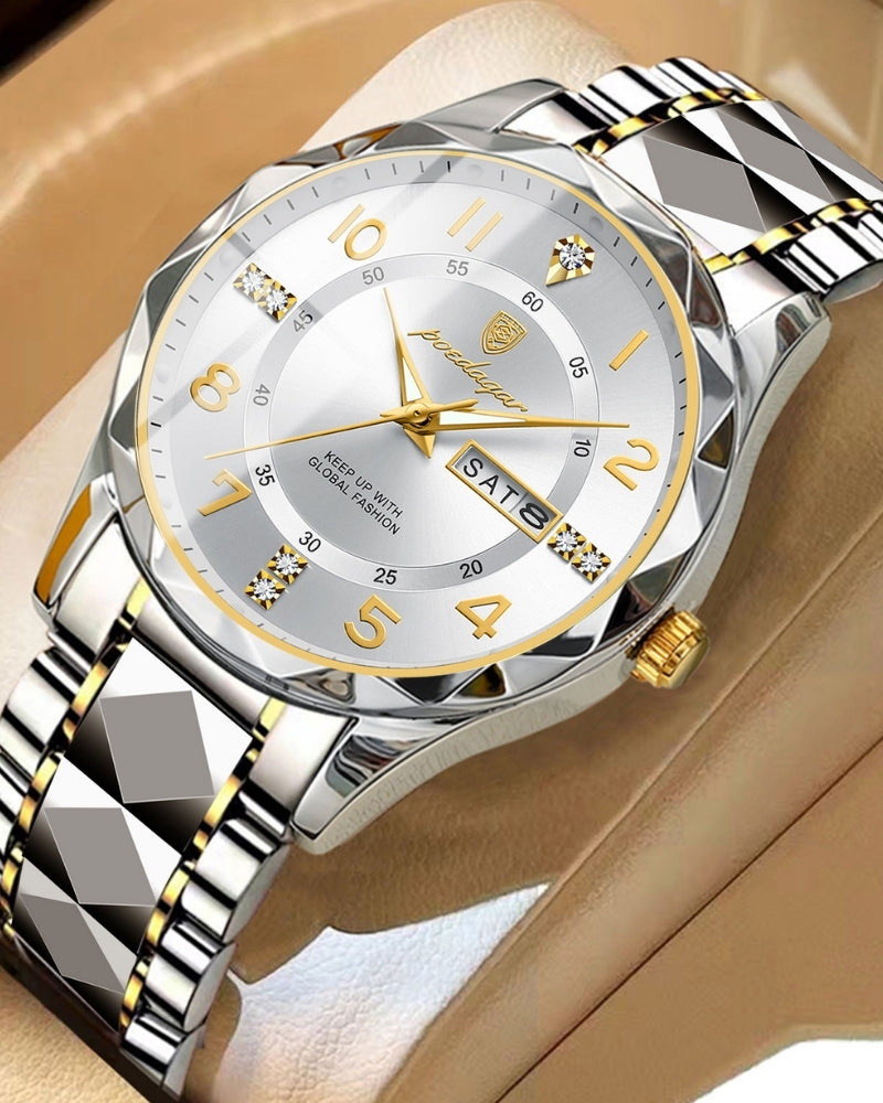 Orologio Classico Bicolore in Acciaio
