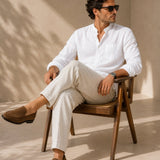 Camicia con Collo alla Coreana