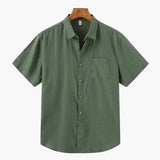 Cape Town – Camicia in Lino a Maniche Corte