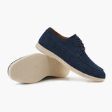 Scarpa Premium in Pelle Scamosciata con Lacci