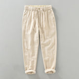 Pantaloni Elliot in Cotone e Lino