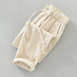 Pantaloni Elliot in Cotone e Lino