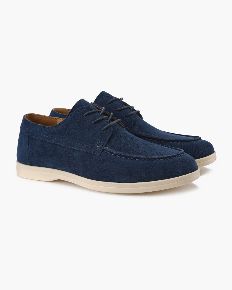 Scarpa Premium in Pelle Scamosciata con Lacci