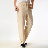 Pantaloni Kibo in Cotone e Lino