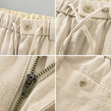 Pantaloni Elliot in Cotone e Lino