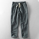 Pantaloni Riku in Cotone e Lino