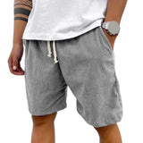 Shorts Calvin in Velluto a Coste con Cordino