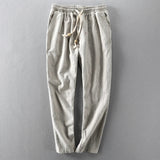 Pantaloni Riku in Cotone e Lino