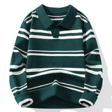 Maglione in Maglia a Righe Harvey