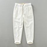 Pantaloni Elliot in Cotone e Lino