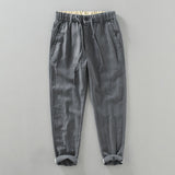 Pantaloni Elliot in Cotone e Lino