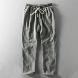 Pantaloni Riku in Cotone e Lino