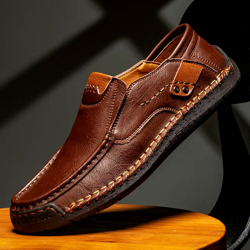 Mocassim Leandro Premium em Couro Legítimo