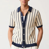 Polo in Maglia a Righe Retrò