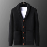 Cardigan Lindern in Maglia Spessa di Lana