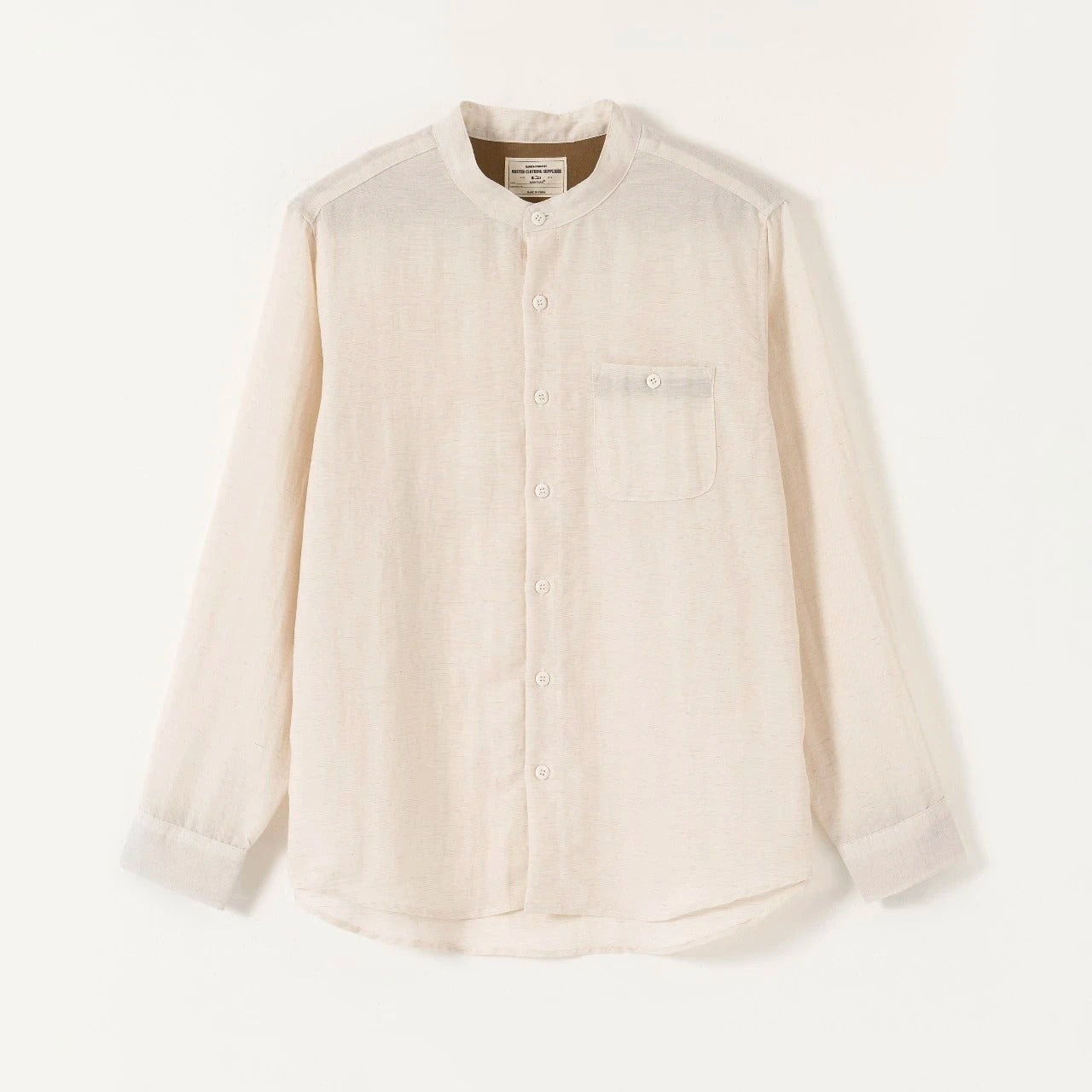 Camicia con Collo alla Coreana