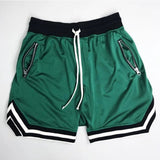 Shorts Sportivi con Cordino e Tasca con Zip