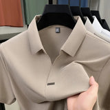 Polo da Uomo Casual Tinta Unita