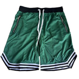 Shorts Sportivi con Cordino e Tasca con Zip