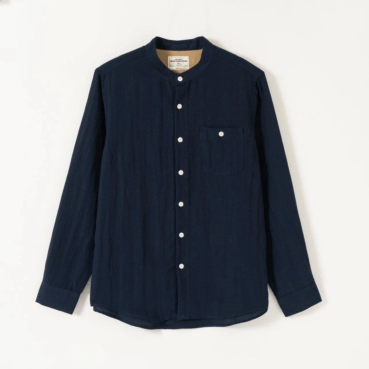 Camicia con Collo alla Coreana