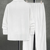 Completo Uomo con Texture Ondulata