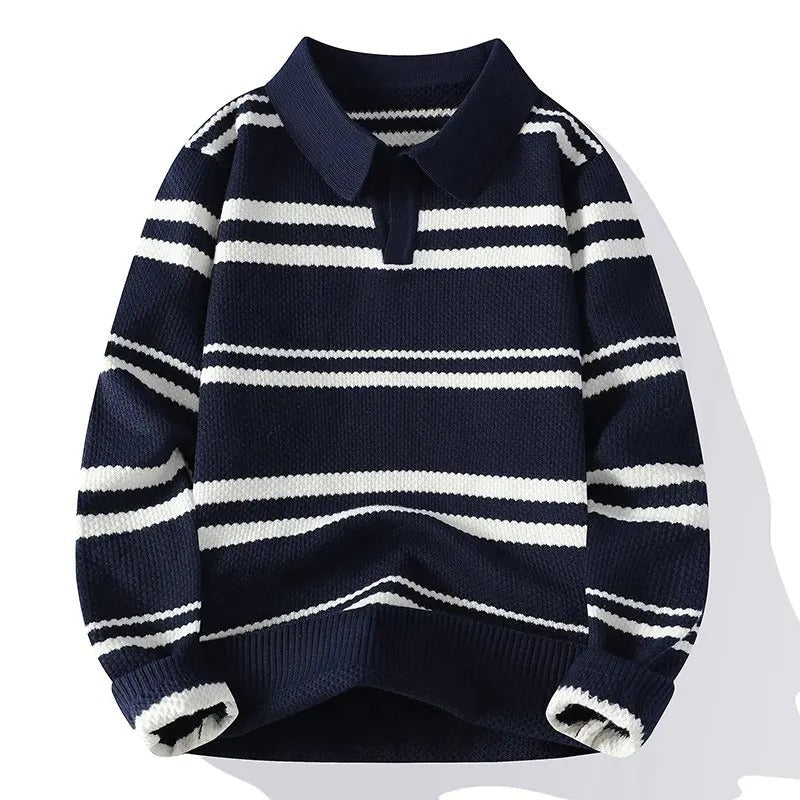 Maglione in Maglia a Righe Harvey