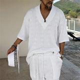 Completo Uomo in Maglia con Scollo a V