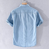 Camicia Jeans Alessandro Pietra 100% Cotone