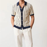 Polo in Maglia a Righe Retrò