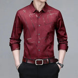 Camicia Stampata Antipiega
