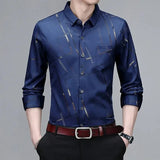 Camicia Stampata Antipiega