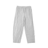 Pantaloni Plissettati Streetwear Grigi