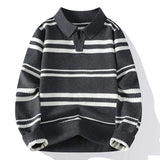 Maglione in Maglia a Righe Harvey