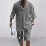 Completo Uomo in Maglia con Scollo a V