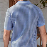 Polo in Maglia Intrecciata Old Money