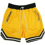 Shorts Sportivi con Cordino e Tasca con Zip