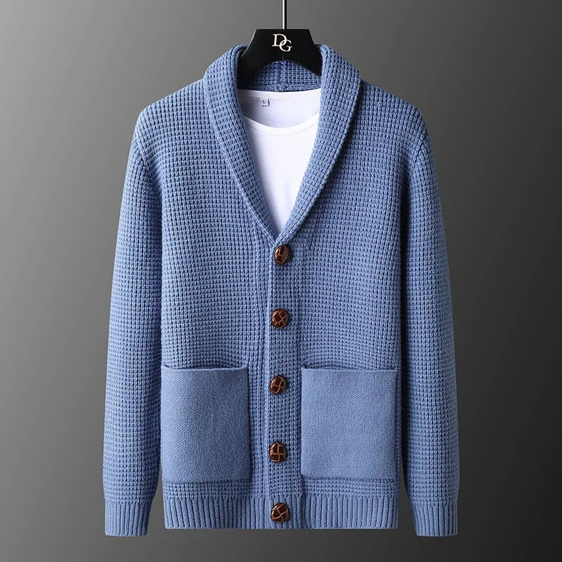 Cardigan Lindern in Maglia Spessa di Lana
