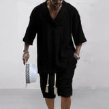 Completo Uomo in Maglia con Scollo a V