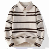 Maglione in Maglia a Righe Harvey